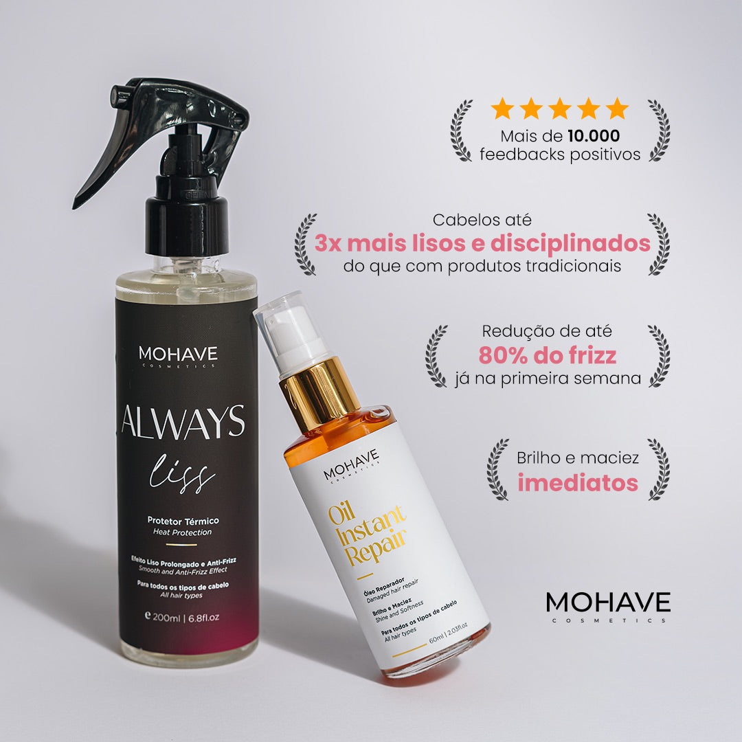 Kit Finalização Perfeita - Leave-in Spray Antifrizz + Óleo Reparador