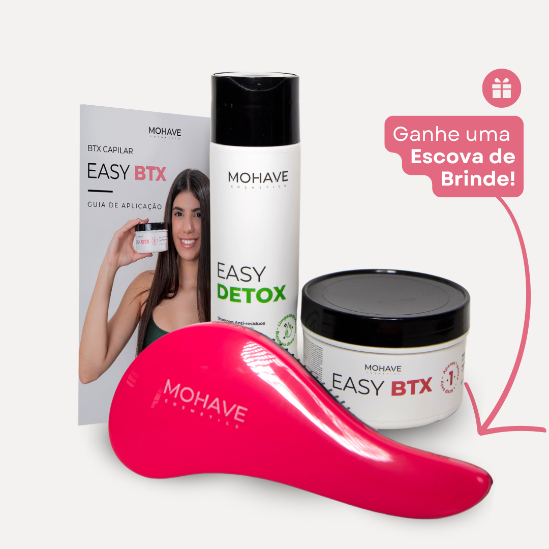 Kit Btox Orgânico + Shampoo Detox + Brinde