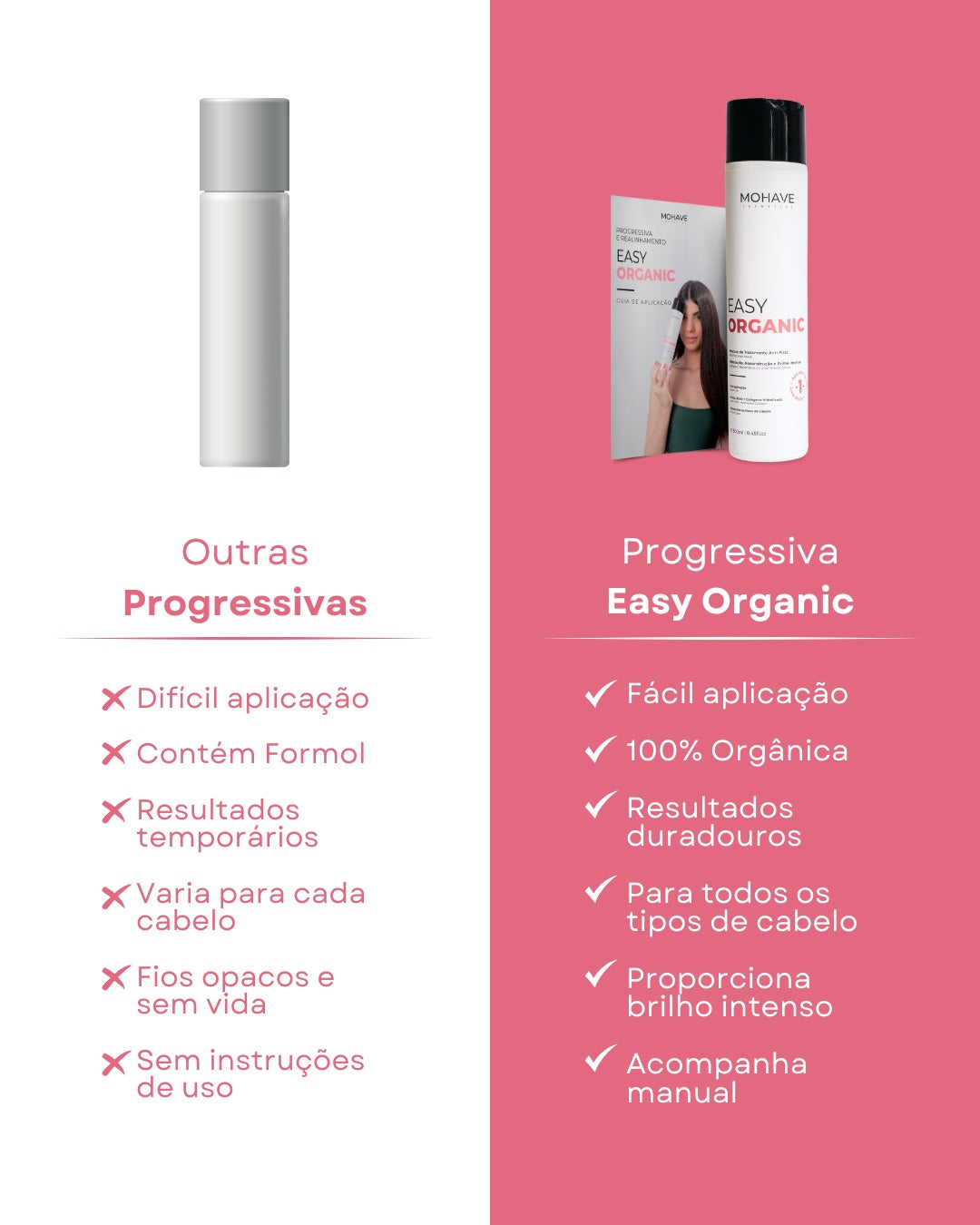 Kit Progressiva Orgânica + Shampoo Detox + Brinde