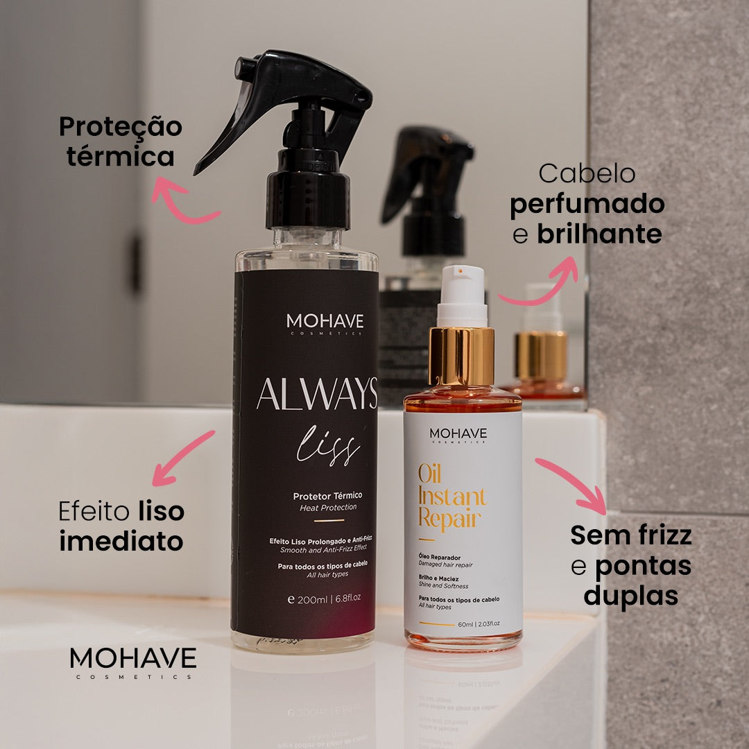 Kit Finalização Perfeita - Leave-in Spray Antifrizz + Óleo Reparador
